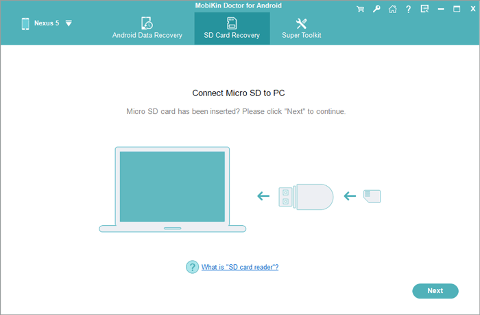 run sd card data recovery software