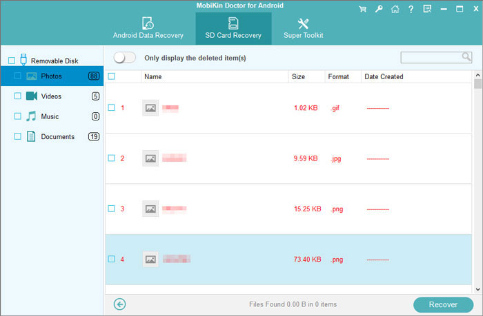 extract data from android sd card