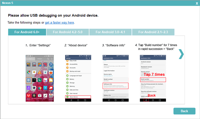 how to enable usb debugging on Android phone