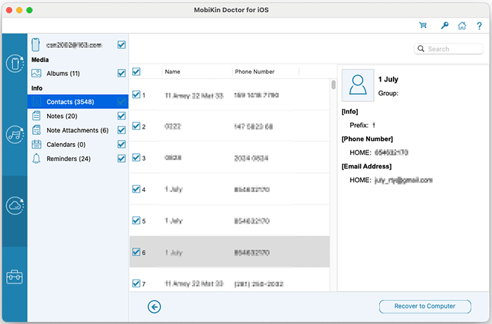 recover contacts from icloud backup