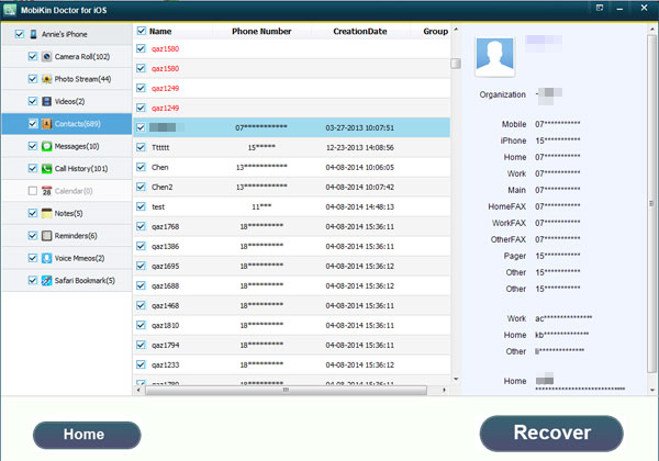 recover contacts from dead iphone on iphone directly