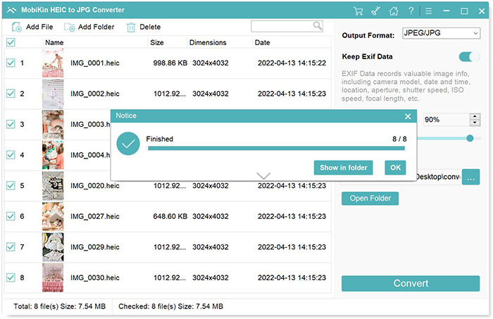 batch convert heic to jpg with heic converter