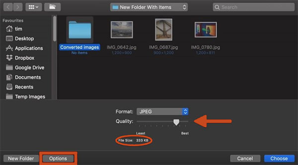 how to convert heic to png on mac via preview