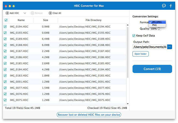 add heic photos to heic converter for mac