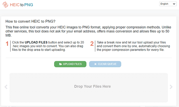 how to change heic to png online