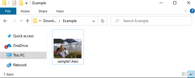 how to open a heic file in windows via heic image extensions