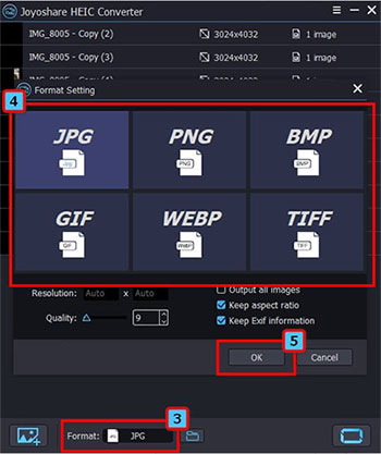 joyoshare heic converter