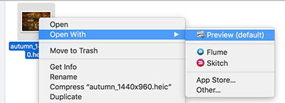 how to open heic files on a mac
