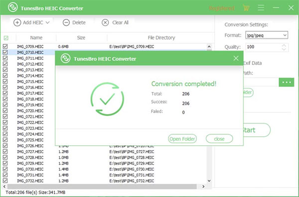 convert heic photos with tunesbro heic converter