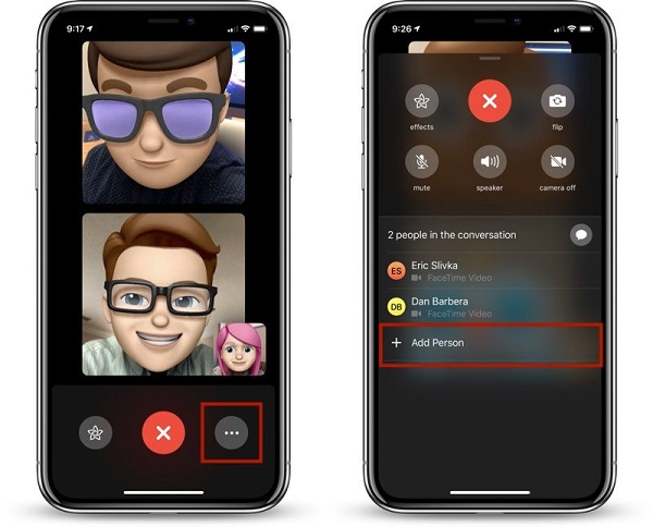 add person to facetime group call