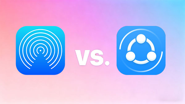 airdrop vs shareit