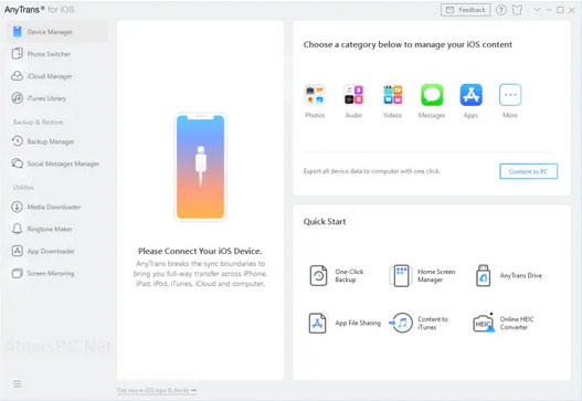 iphone to pc data transfer software like anytrans