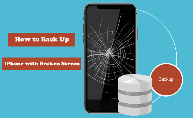 how to backup iphone with broken screen