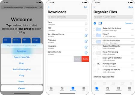 best file manager ios like broswer and documents manager
