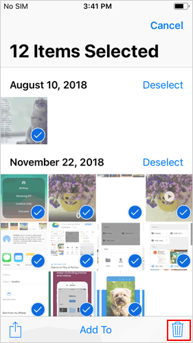 How to Delete Bulk Photos from iPhone - 1