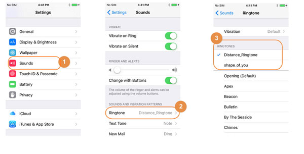 change ringtones on iphone