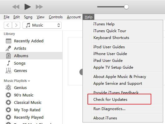 update itunes on windows