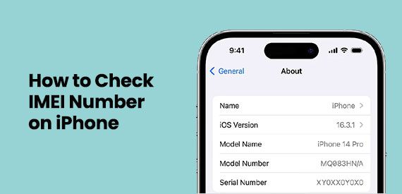 how to check imei number on iphone