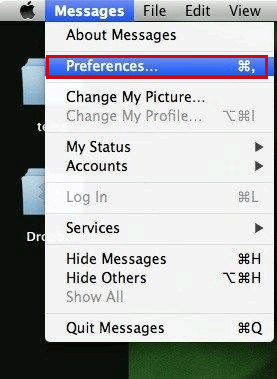 choose preferences