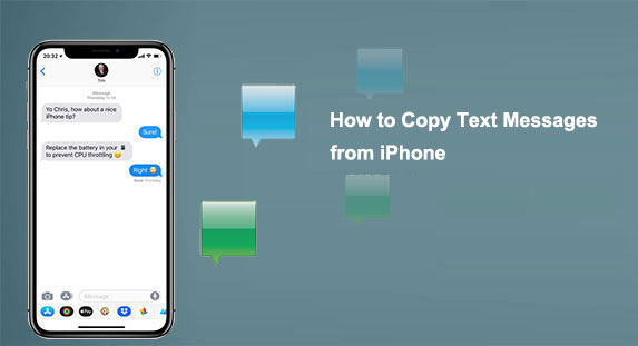 how to copy text messages from iphone
