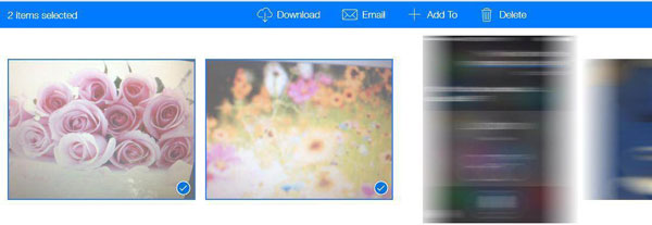 delete photos on icloud