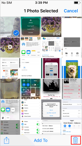 Delete Pictures from iPhone Individually - 1