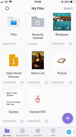 iphone file manager app like documents by readdle