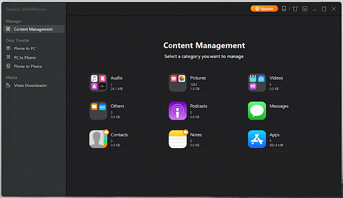 iphone content manager like easeus mobimover