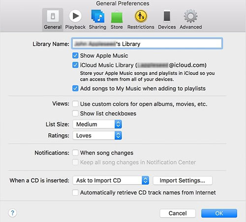 how to transfer music from ipod to computer mac via icloud music library