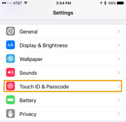 disable lock screen on iphone using password