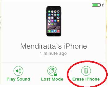 how to get into iphone without passcode via find my iphone
