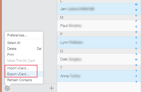 how to sync iphone contacts from icloud website