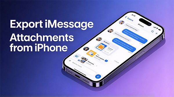how to export imessage attachments from iphone
