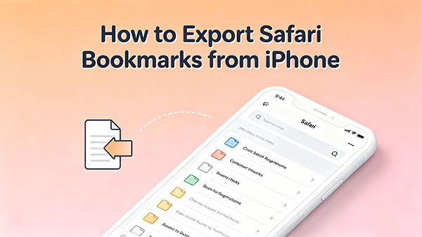 export safari bookmarks from iphone