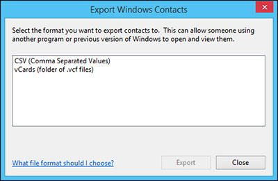 how to export iphone contacts to csv using itunes