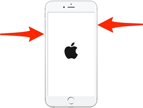 restart iphone to fix contacts not showing up on iphone