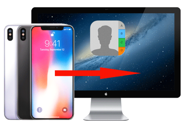 how to import contacts from iphone to mac