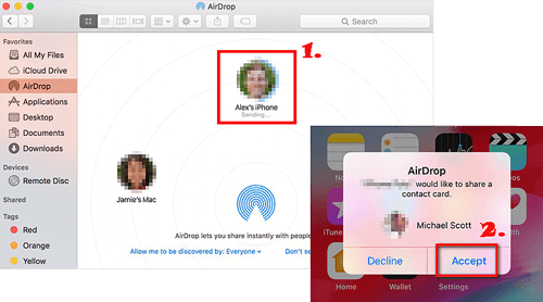 transfer files from mac to iphone with airdrop