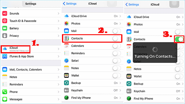 how to sync contacts to iphone from mac