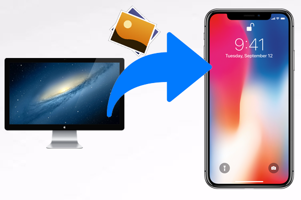 transfer photos from mac to iphone