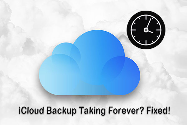 icloud backup taking forever