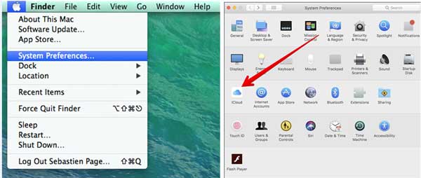 access icloud backups on mac