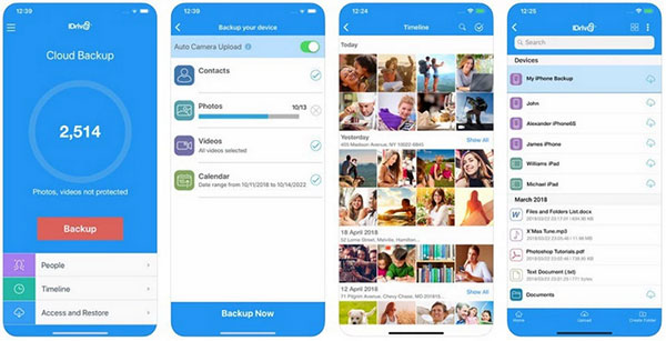 app to backup contacts iphone like idrive online backup