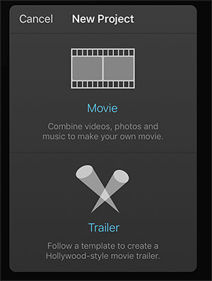 import videos from iphone to imovie on iphone