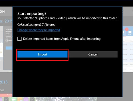 copy videos from iphone to pc via photos app