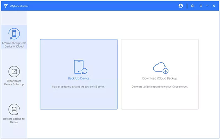 iphone backup tool - imyfone itransor