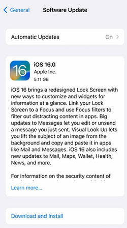 keep ios up to date