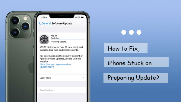 iphone stuck on preparing update