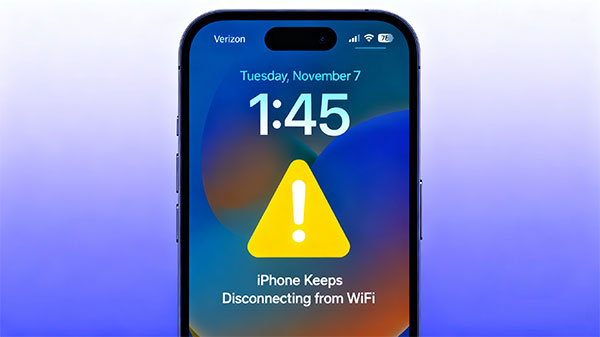 iphone wifi keeps disconnecting