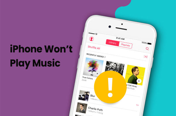 iphone wont play music